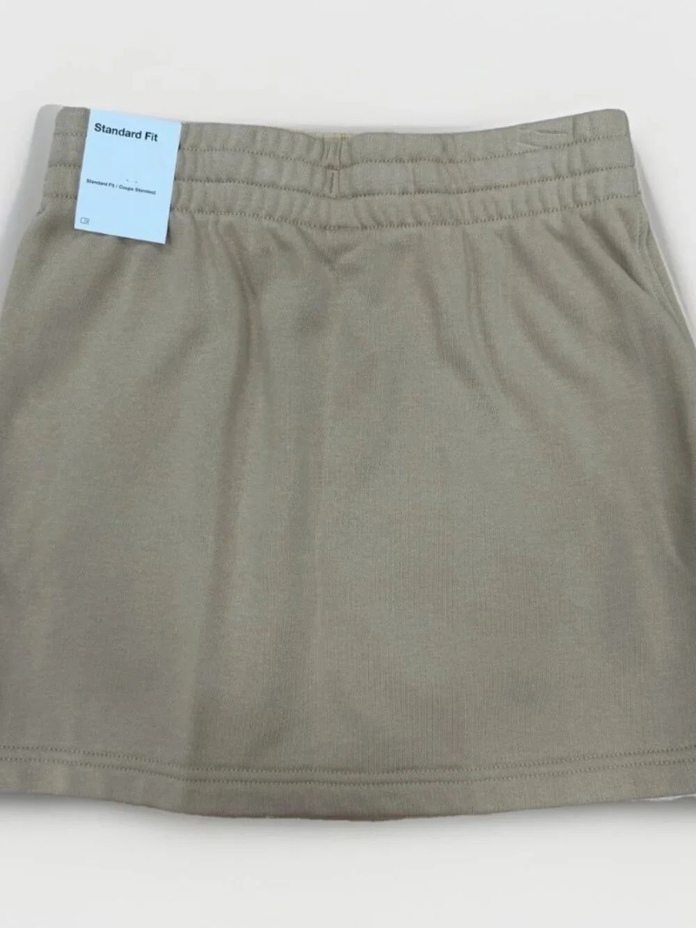 Nike Girls' Sportswear Club French Terry Athletic Skirt size M/10-12 Hemp-Brown